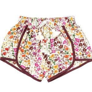 Pink Chicken - Girls Millie Multi Ditsy Floral Shorts - Size: 6Y
